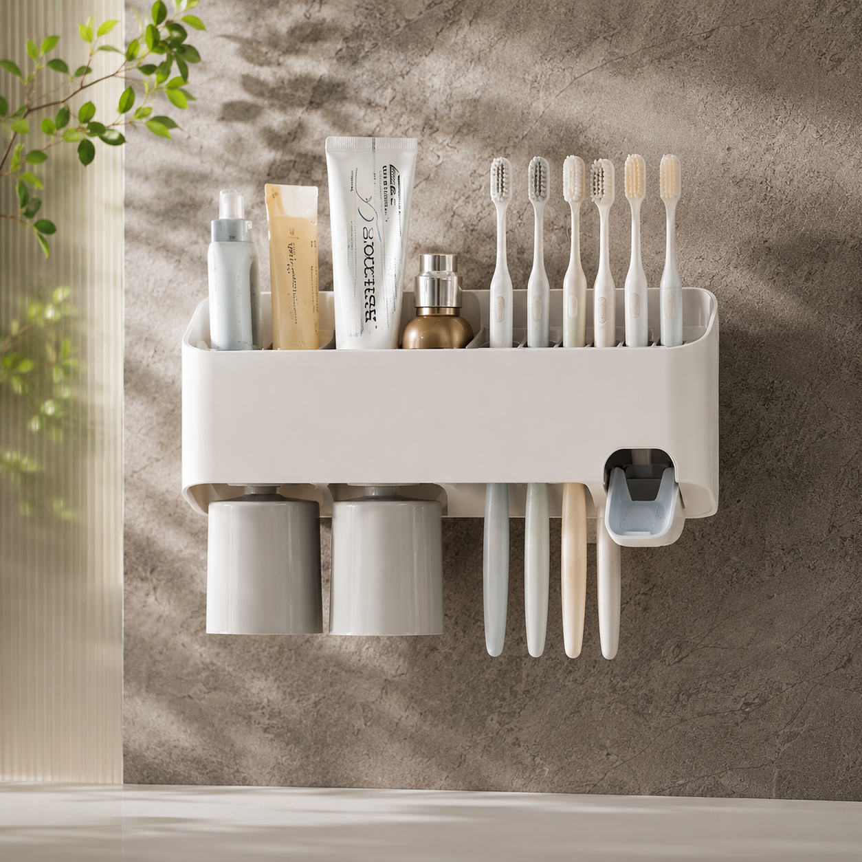 No-Drill Bathroom Organizers